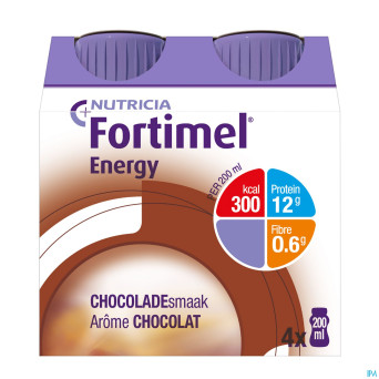Fortimel energy chocolat    4x200ml rempl.2320497