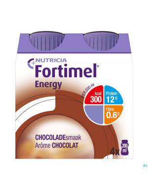 Fortimel energy chocolat    4x200ml rempl.2320497