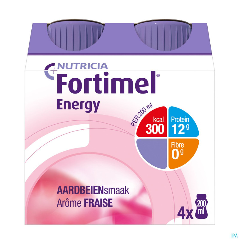 Fortimel energy fraise    4x200ml rempl.2320463