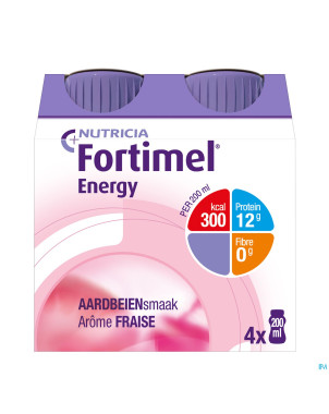 Fortimel energy fraise    4x200ml rempl.2320463