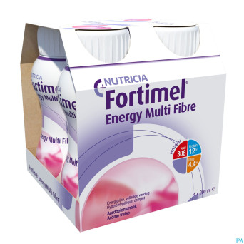 Fortimel energy multi fibre fraise  4x200ml