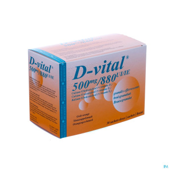 D-vital 500/880 efferv. sach  30
