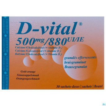 D-vital 500/880 efferv. sach  30