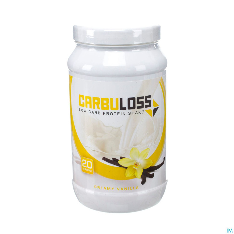 Carbuloss shake proteine vanille pdr 600g