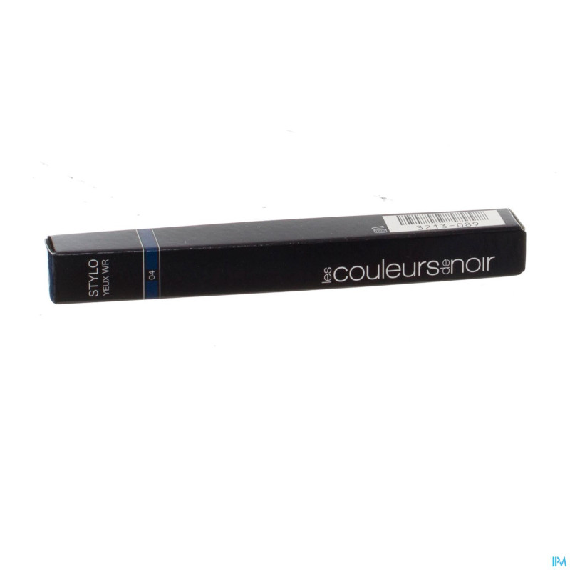 Couleurs de noir stylo yeux 04 bleu