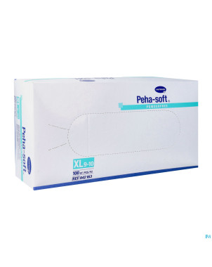 Peha soft gants latex n/st -pdr    xl 100 9421635
