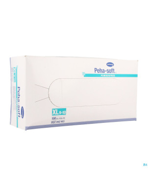 Peha soft gants latex n/st -pdr    xl 100 9421635