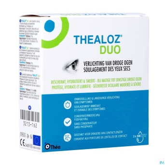 Thealoz duo gutt oculaires tripack 3x10ml