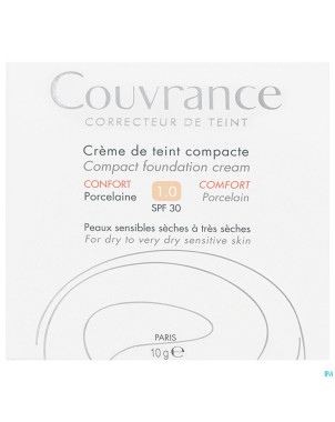 Avene couvrance cr teint comp. 01 porcel. conf.10g