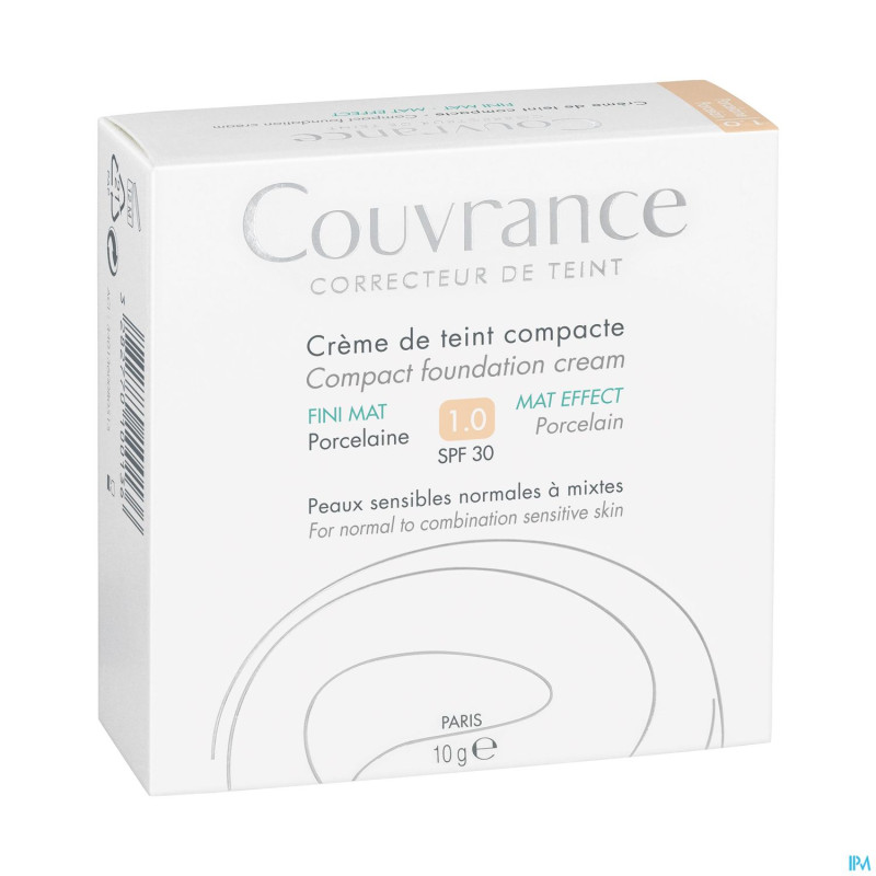 Avene couvrance cr teint comp.oil fr.01 porcel.10g