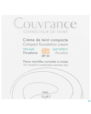Avene couvrance cr teint comp.oil fr.01 porcel.10g