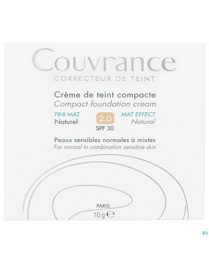 Avene couvrance cr teint comp.oil fr. 02 natur 10g
