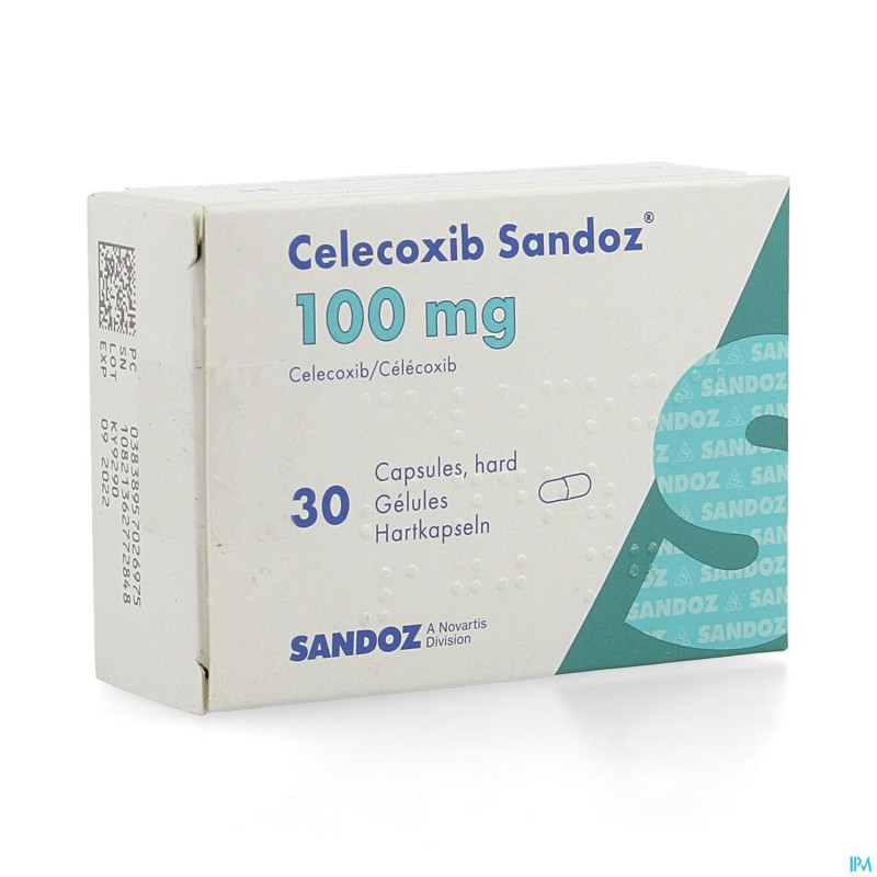 Celecoxib sandoz 100mg caps dur  30 x 100mg