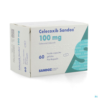 Celecoxib 100 mg sandoz caps hard dur 60