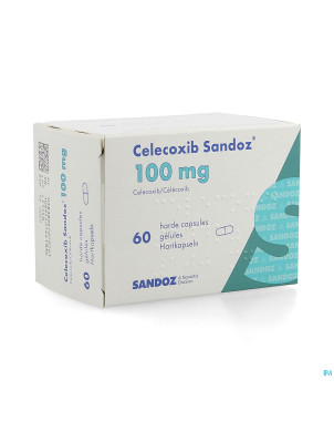Celecoxib 100 mg sandoz caps hard dur 60