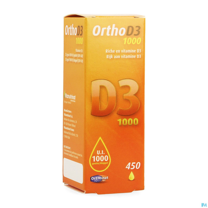 Ortho d3 1000ui    20ml    orthonat