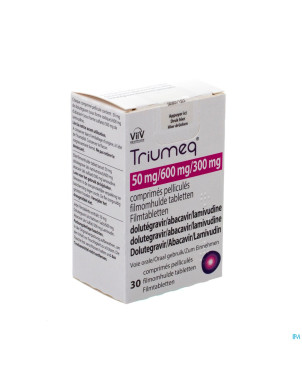 Triumeq 50mg/600mg/300mg comp pell  30