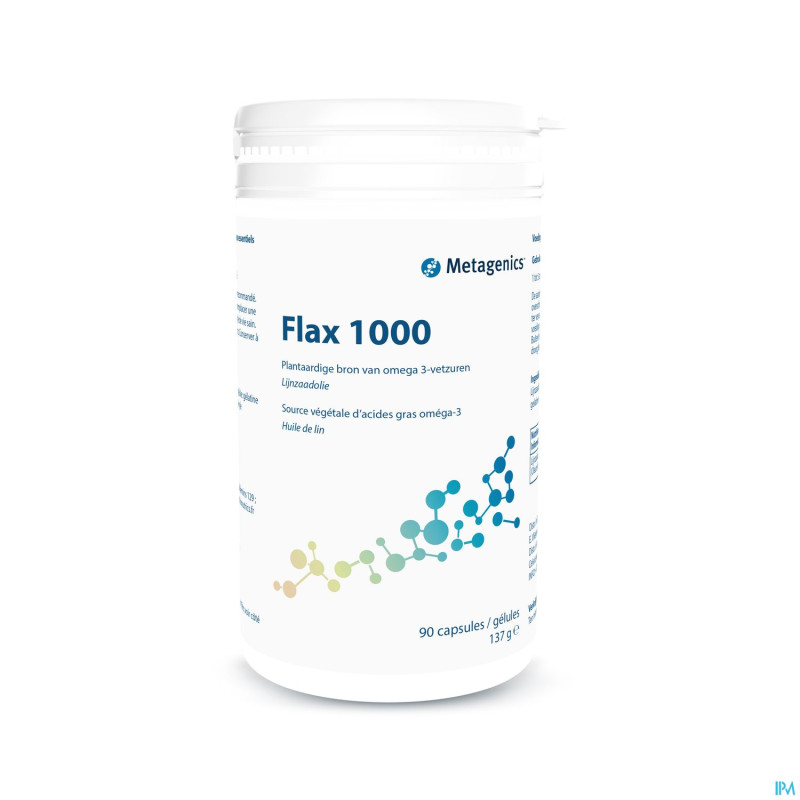 Flax 1000 pot    tabl  90 19750 metagenics