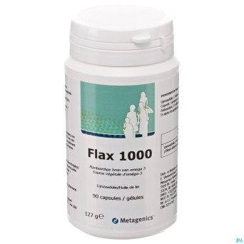 Flax 1000 pot    tabl  90 19750 metagenics