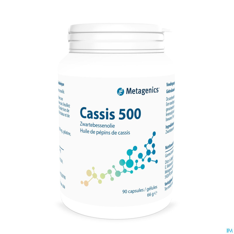 Cassis 500 pot    tabl  90 19749 metagenics
