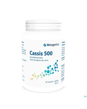 Cassis 500 pot    tabl  90 19749 metagenics