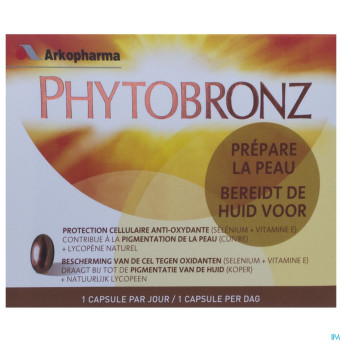 Phytobronz preparateur solaire nf caps 30