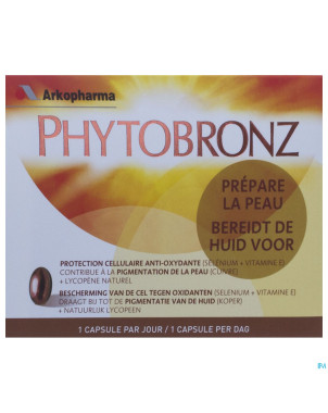 Phytobronz preparateur solaire nf caps 30