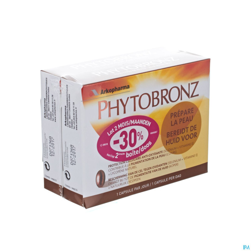 Phytobronz preparateur solaire    caps  60 promo