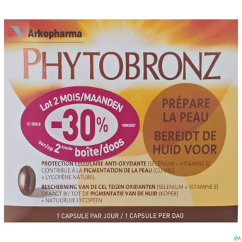 Phytobronz preparateur solaire    caps  60 promo
