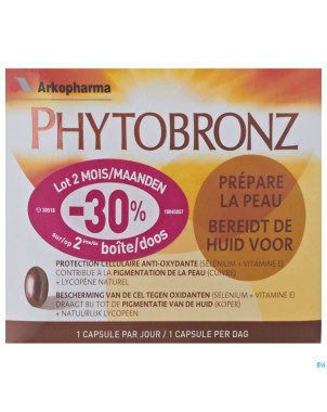 Phytobronz preparateur solaire    caps  60 promo