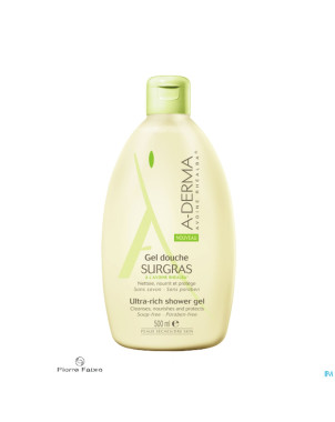 Aderma gel moussant avoine surgras 500ml