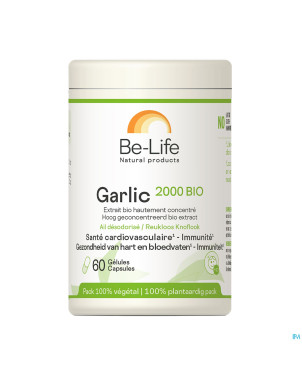 Garlic 2000 bio be life   pot gel 60 rempl.3094711