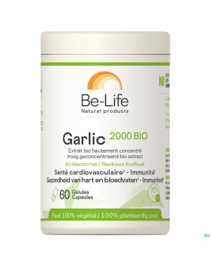Garlic 2000 bio be life   pot gel 60 rempl.3094711