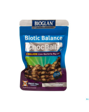 Biotic balance chocballs dark chocolate    75g