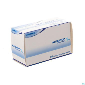 Alpratop 1,00mg tabl 60 x 1,00mg