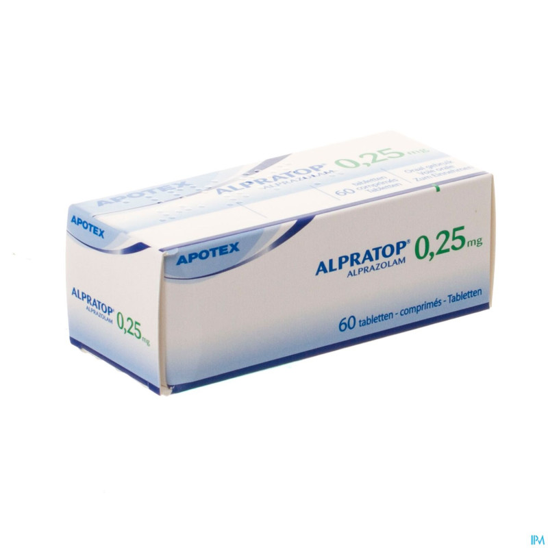 Alpratop 0,25mg tabl 60 x 0,25mg