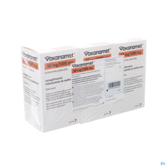 Vokanamet  50mg/1000mg comp pell 180