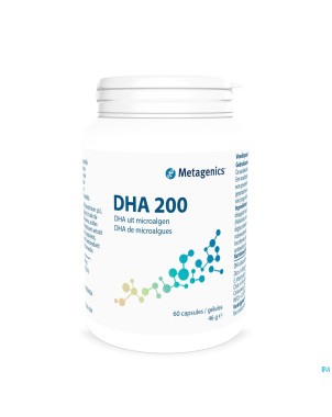 Dha 200    pot caps  60 19753 metagenics