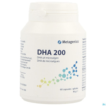 Dha 200    pot caps  60 19753 metagenics