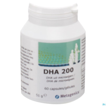 Dha 200    pot caps  60 19753 metagenics