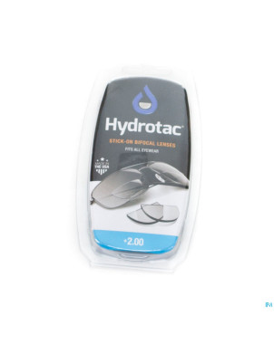 Hydrotac stick-on bifocal lenses +2.00 2