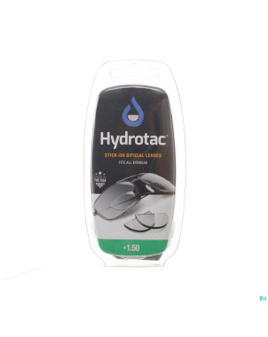 Hydrotac stick-on bifocal lenses +1.50