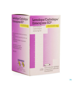 Levodopa carbidopa entacap eg 100/25/200mg 100