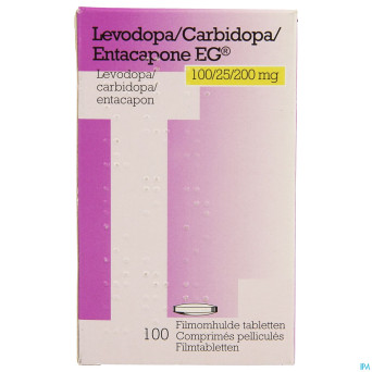 Levodopa carbidopa entacap eg 100/25/200mg 100