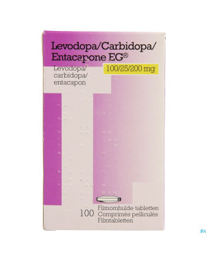 Levodopa carbidopa entacap eg 100/25/200mg 100