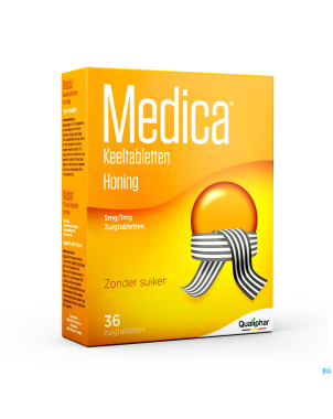 Medica comprimes gorge miel    comp a sucer 36