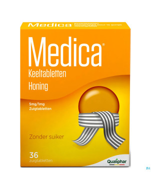 Medica comprimes gorge miel    comp a sucer 36