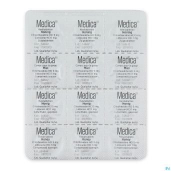 Medica comprimes gorge miel    comp a sucer 36