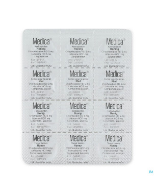 Medica comprimes gorge miel    comp a sucer 36