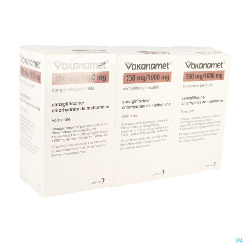 Vokanamet 150mg/1000mg comp pell 180